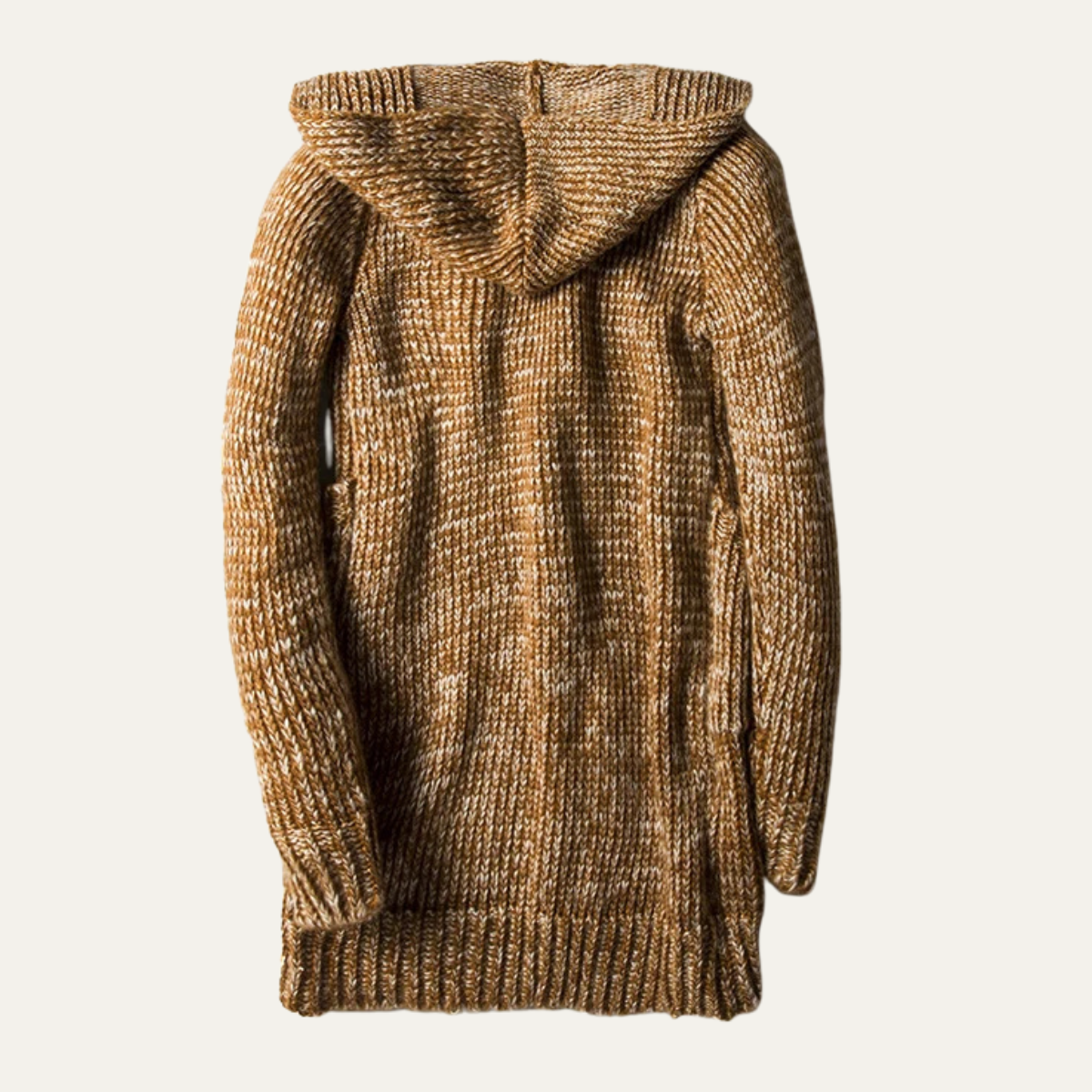 The Porto Cesareo Warm Casual Thick Knitted Hooded Men’s Cardigan