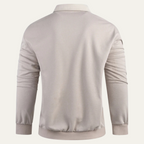 The Ayr Men's Casual Polo Jumper with Front Pocket