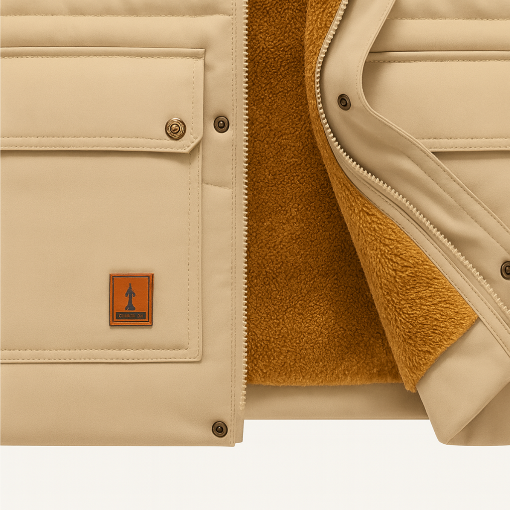 The Aspen Men's Warm Modern Fleece Lined Winter Gilet