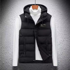 The Paris Quilted Modern Hooded Vest for Men