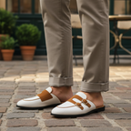 The Henley Mule – Men's Slip On Loafers in Canvas