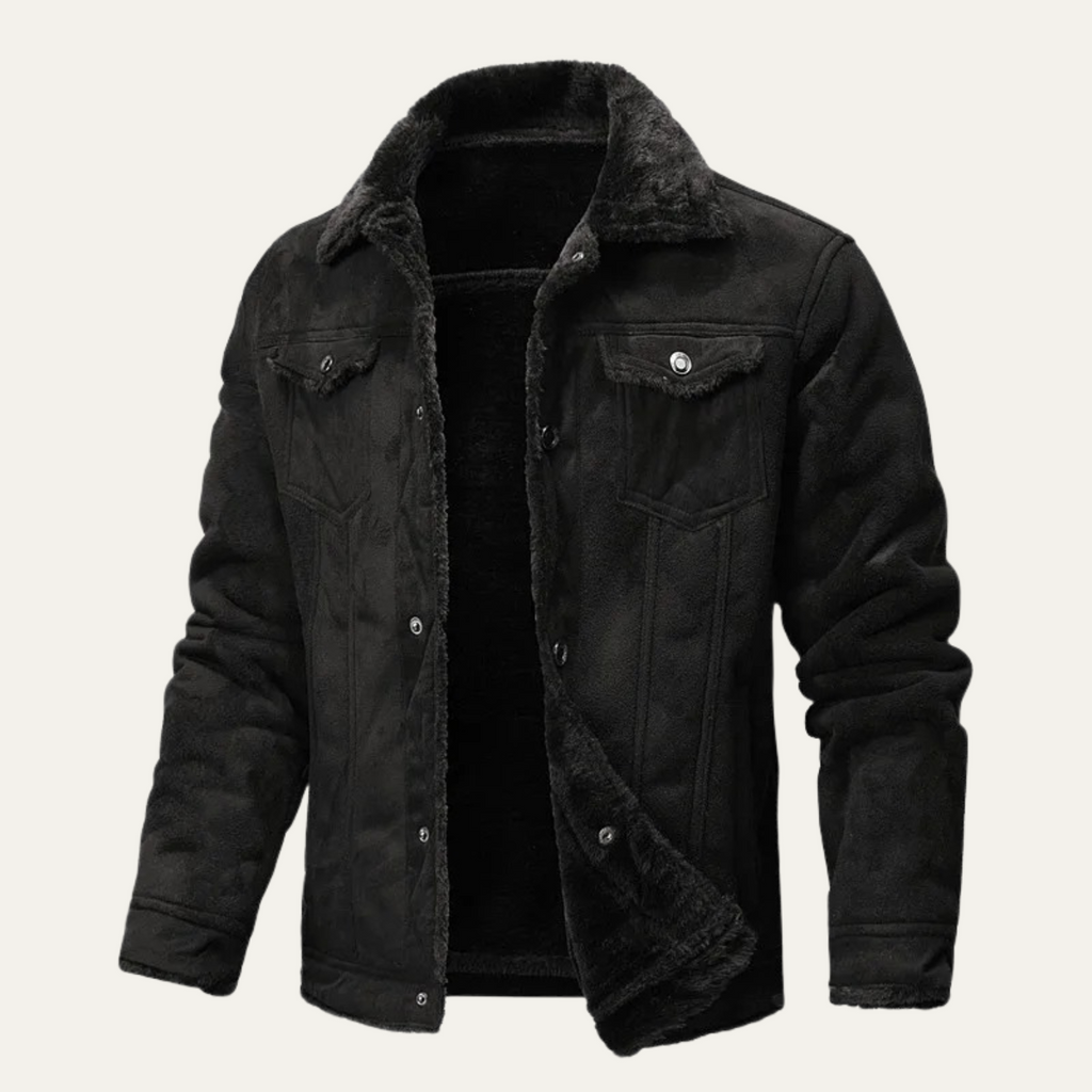 The Wrexham Men's Shearling Vintage Leather Jacket