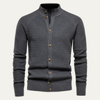 The Caernarfon Casual Button Up Knitted Men's Cardigan