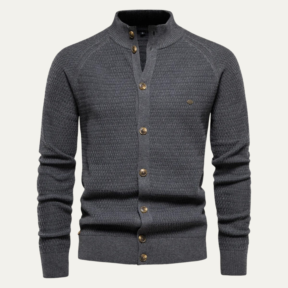 The Caernarfon Casual Button Up Knitted Men's Cardigan