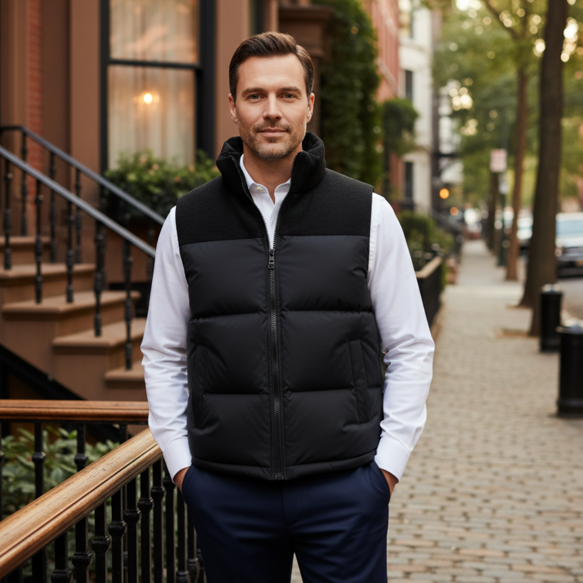 The Port Isaac Stylish Quilted Puffer Men's Gilet