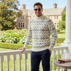 The Ortisei Men’s Soft Fuzzy Warm Knit Jumper