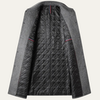 The Alderney Elegant Warm Long Wool Blend Men's Coat