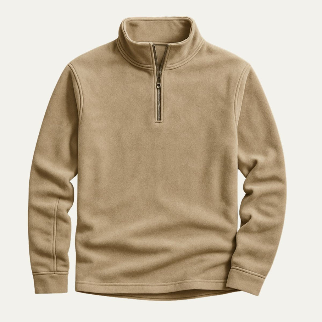 The Albury Classic Fleece Quarter Zip Jumper for Men