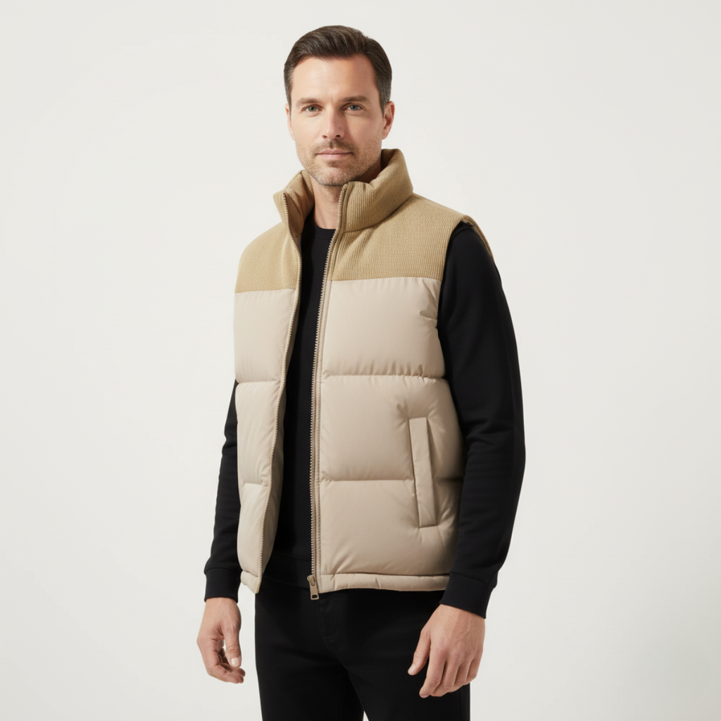 The Port Isaac Stylish Quilted Puffer Men's Gilet
