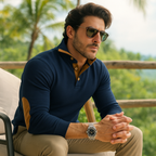 The Oxford Quarter Zip Jumper