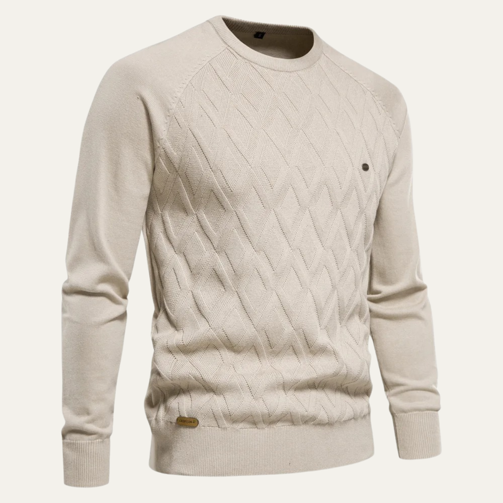 The Cannobio Men’s Classic Cable Knit Crew Neck Men’s Jumper