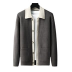 The Inverness Elegant Cardigan with Pockets for Men