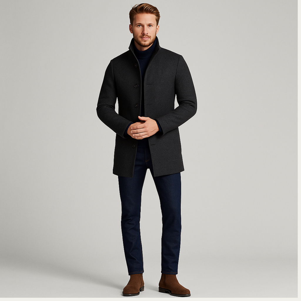 The Vienna Wool Coat – Men’s Classic Winter Overcoat