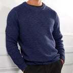 The Tokyo Merino Wool Ribbed O-Neck Jumper