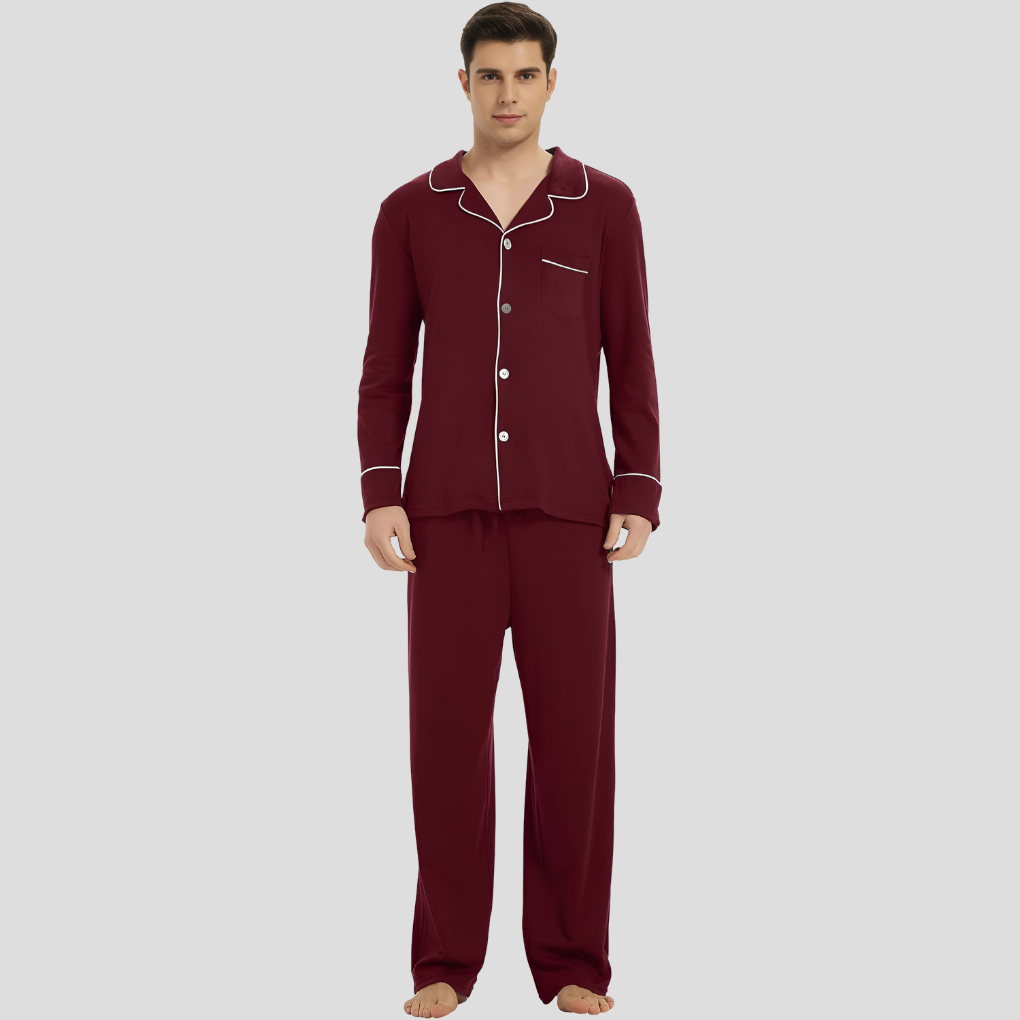 Benjamin | Men's Classic Long Sleeve Pajama Set