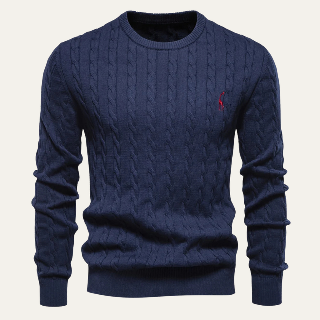 The Carmarthenshire Stylish Crew Neck Knitwear Men's Jumper