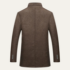 The Broadway Men's Wool Blend Classic Trench Coat