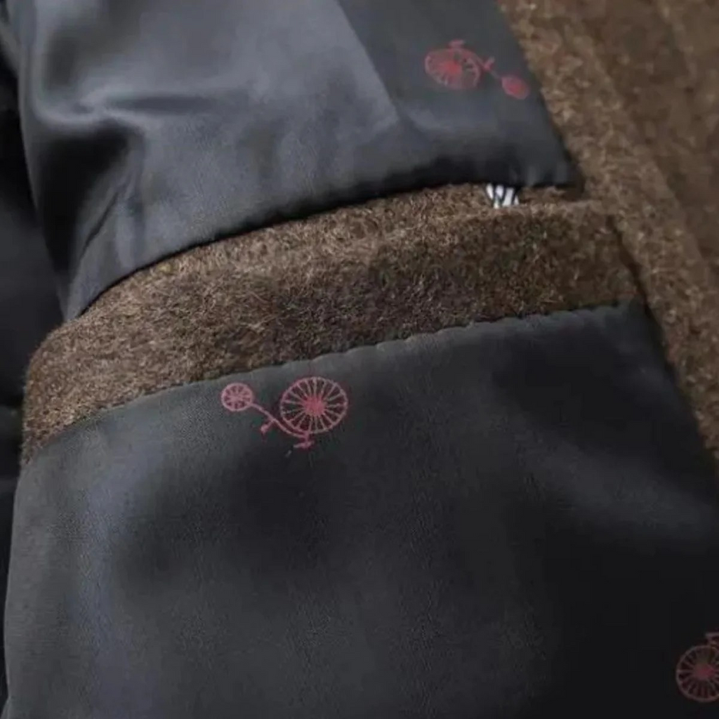 The Broadway Men's Wool Blend Classic Trench Coat