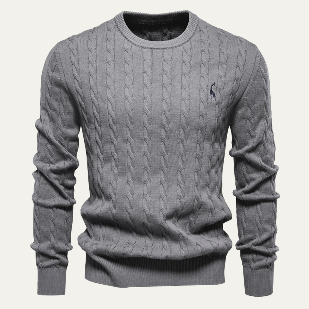 The Carmarthenshire Stylish Crew Neck Knitwear Men's Jumper