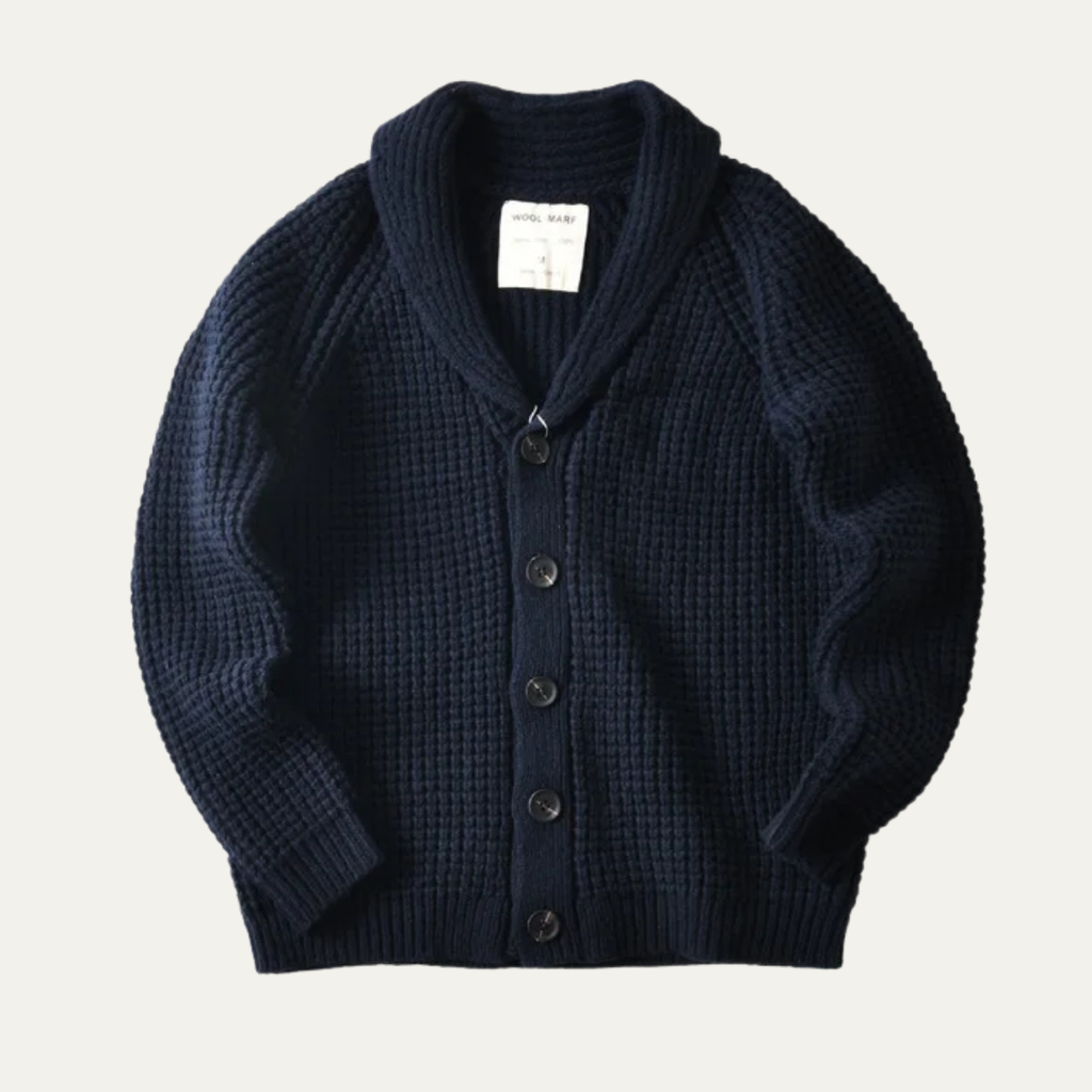 The Notting Hill Men’s Vintage Chunky Shawl Cardigan