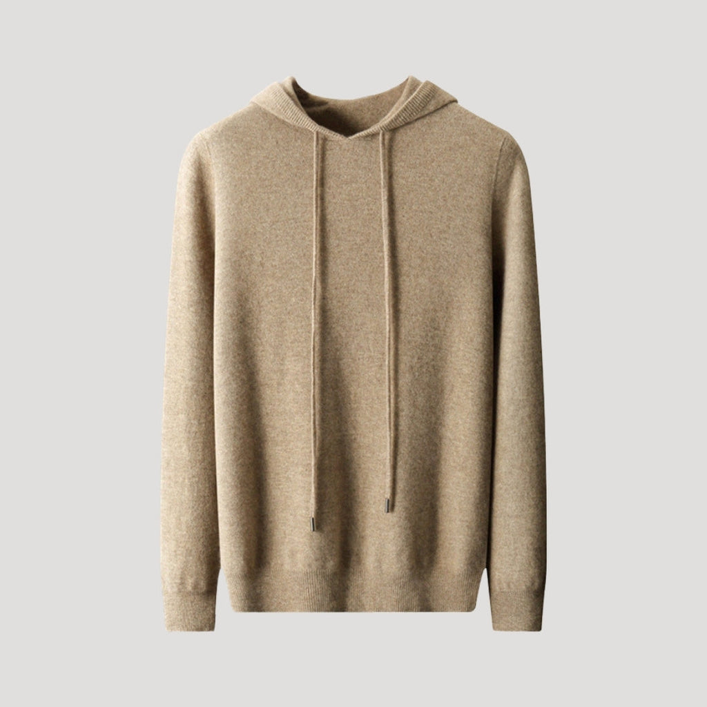 William | Men’s Spring Hooded Knit Pullover Sweater