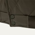 The Aberdeen Men’s Warm Casual Quilted Bomber Jacket with Ribbed Cuffs