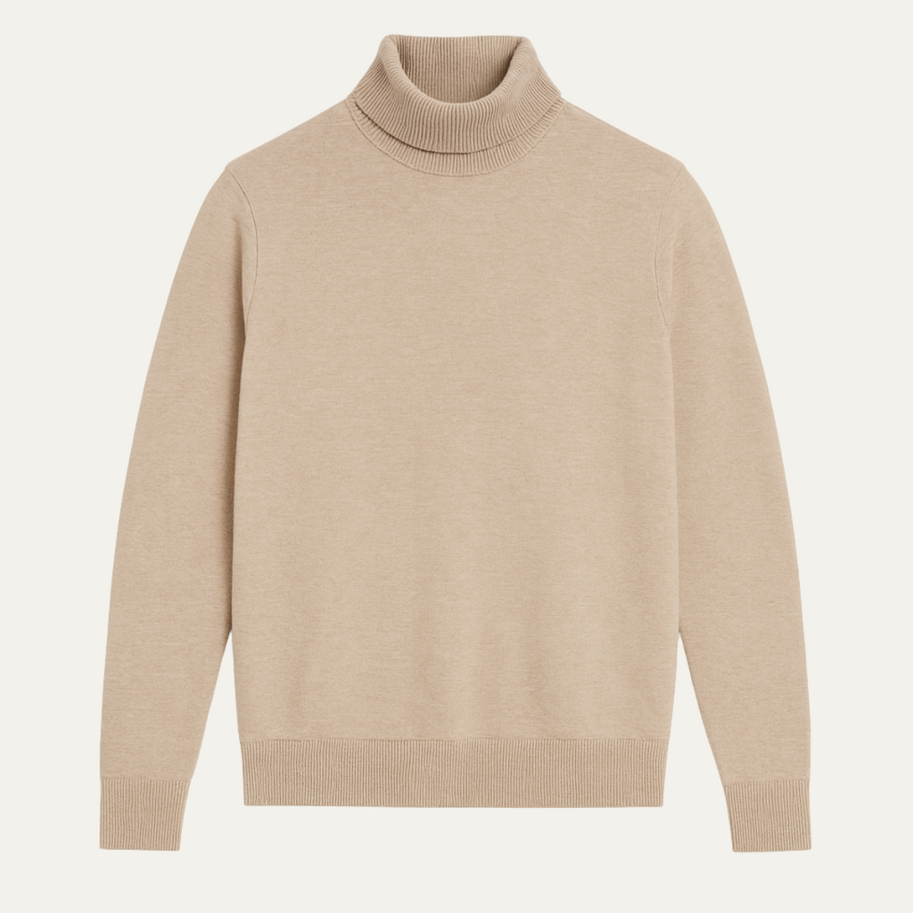 The Banbury Men's Classic Turtleneck Knit Sweater