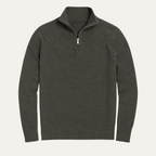 The Kidlington Men's Quarter Zip Lightweight Knit Jumper