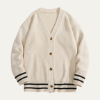 The Greenwich Men’s Button Up Streetwear V Neck Knitted Cardigan