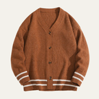 The Greenwich Men’s Button Up Streetwear V Neck Knitted Cardigan