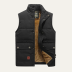 The Aspen Men's Warm Modern Fleece Lined Winter Gilet