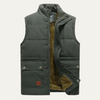 The Aspen Men's Warm Modern Fleece Lined Winter Gilet