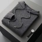 William | Men’s Spring Hooded Knit Pullover Sweater