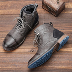 The Manchester Men's Vintage Leather Ankle Boots