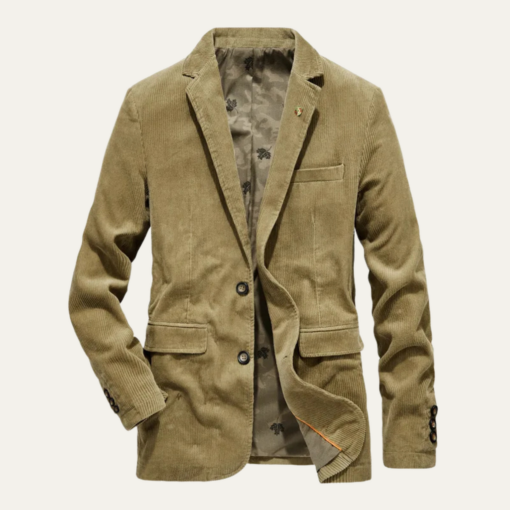 The Wadhurst Corduroy Casual Single Breasted Blazer Men's Jacket