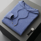 William | Men’s Spring Hooded Knit Pullover Sweater