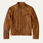 The Brooklyn Leather Biker Jacket – Men’s Classic Motorcycle Style