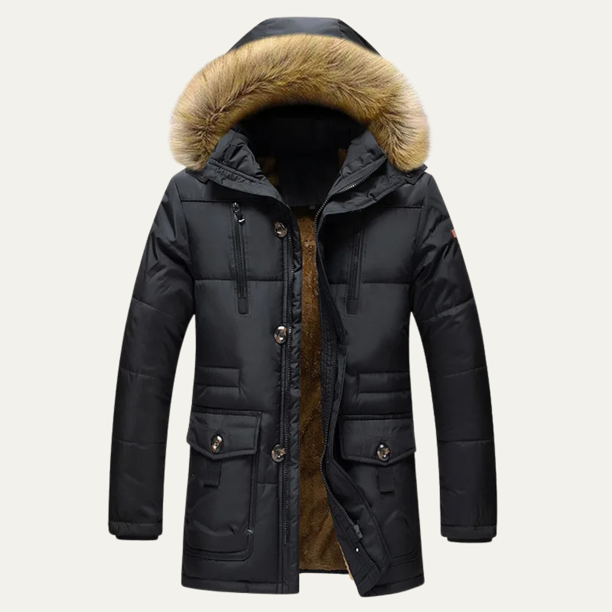 The Wandsworth Winter Fur Hooded Parka Men's Jacket