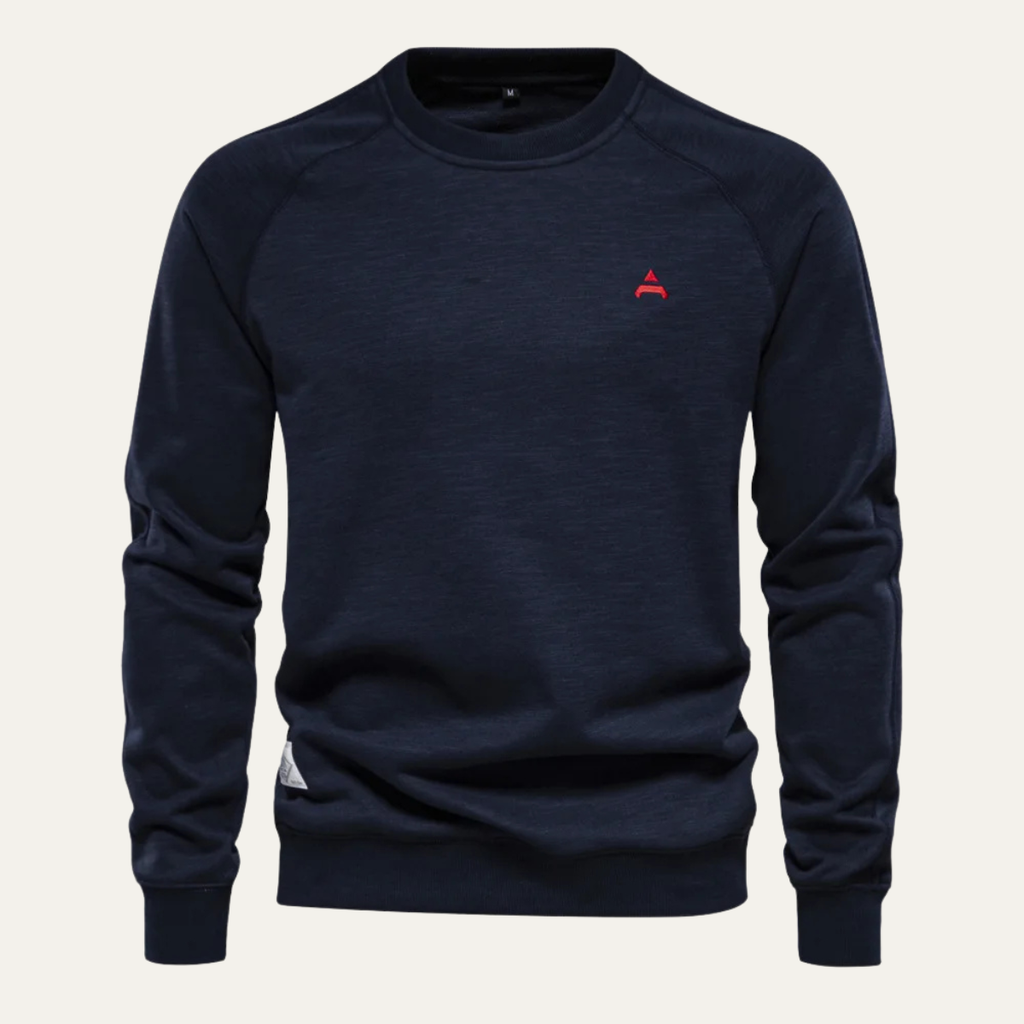 The Trento Men's Classic Crew Neck Cotton Sweatshirt Jumper