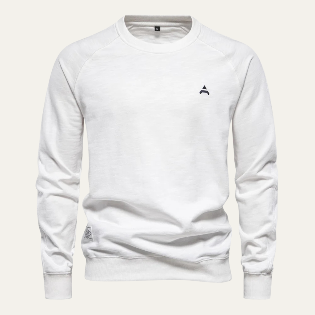 The Trento Men's Classic Crew Neck Cotton Sweatshirt Jumper
