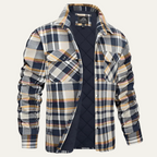 The Monmouth Men's Flannel Check Plaid Jacket