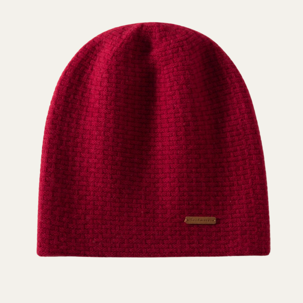 The Westbury Trendy Ribbed Knit Cashmere Beanie