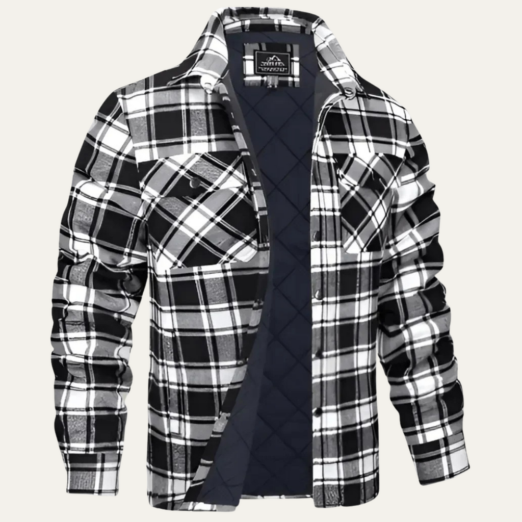 The Monmouth Men's Flannel Check Plaid Jacket