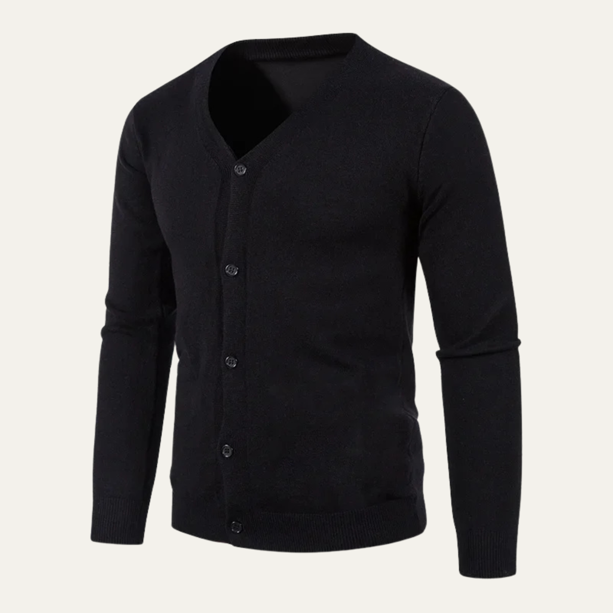 The Cheltenham V Neck Lightweight Button Men’s Cardigan