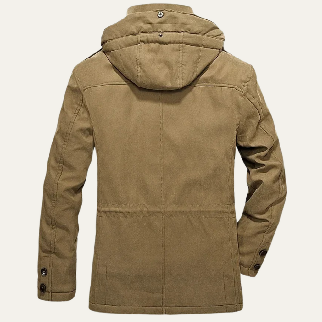 The Halstead Men’s Military Thermal Winter Hooded Jacket