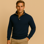 The Oxford Quarter Zip Jumper
