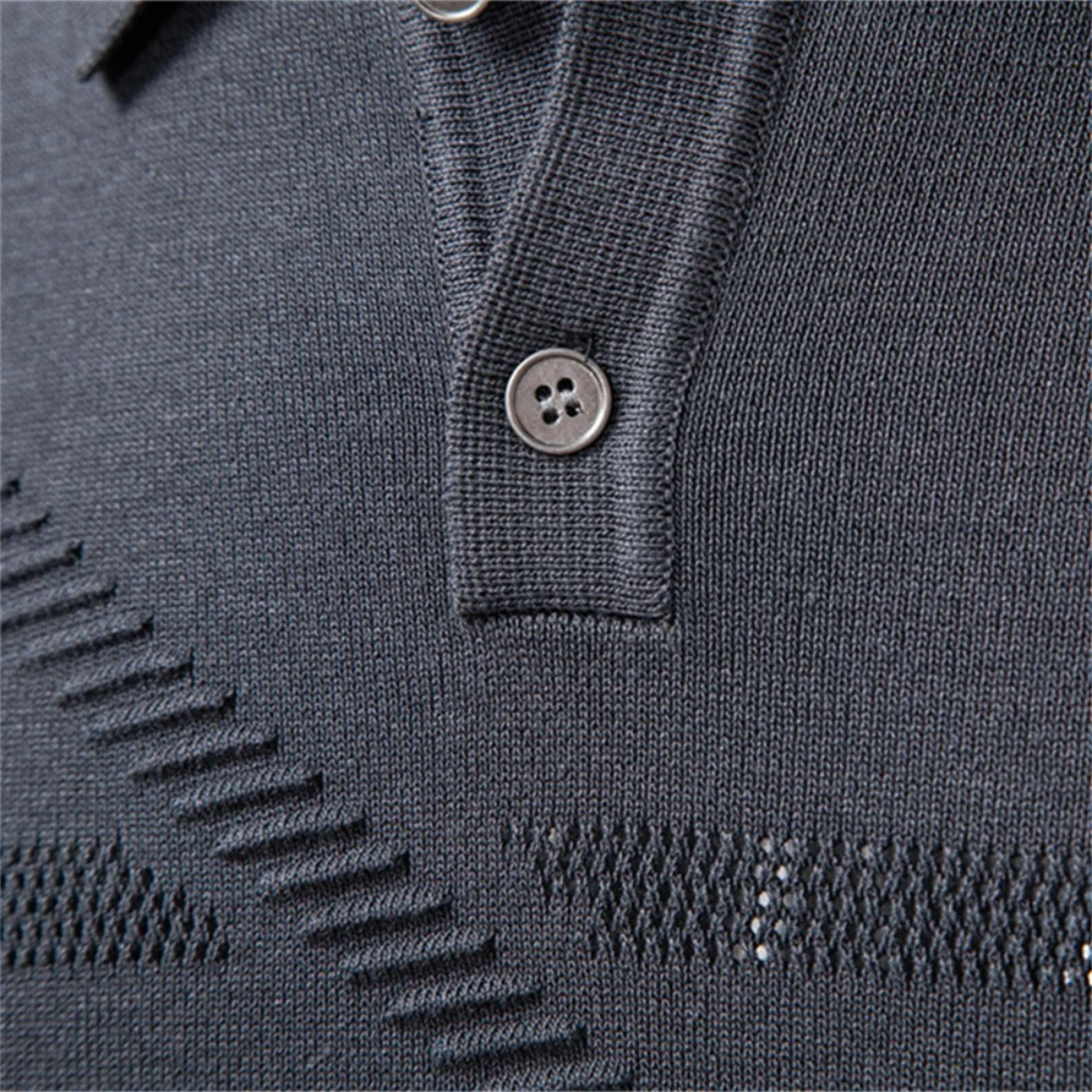 The Battersea Lightweight Knit Polo Men's Jumper