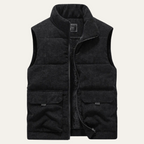 The Penzance Men's Corduroy Lighweight Quilted Gilet