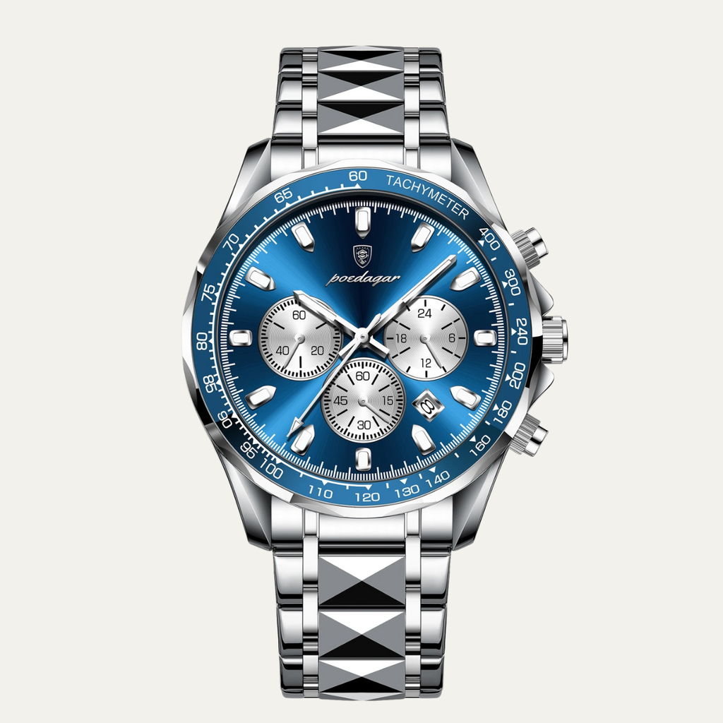 The Dubai Men’s Luxury Stainless Steel Waterproof Watch