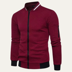 The Appiano Lightweight Zip Up Quilted Bomber Men's Jacket